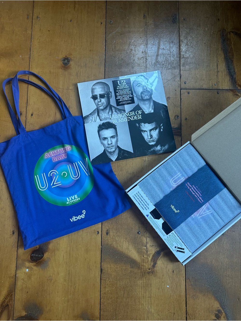 U2 • UV VIP Las Vegas Package album, limited edition book, tote bag